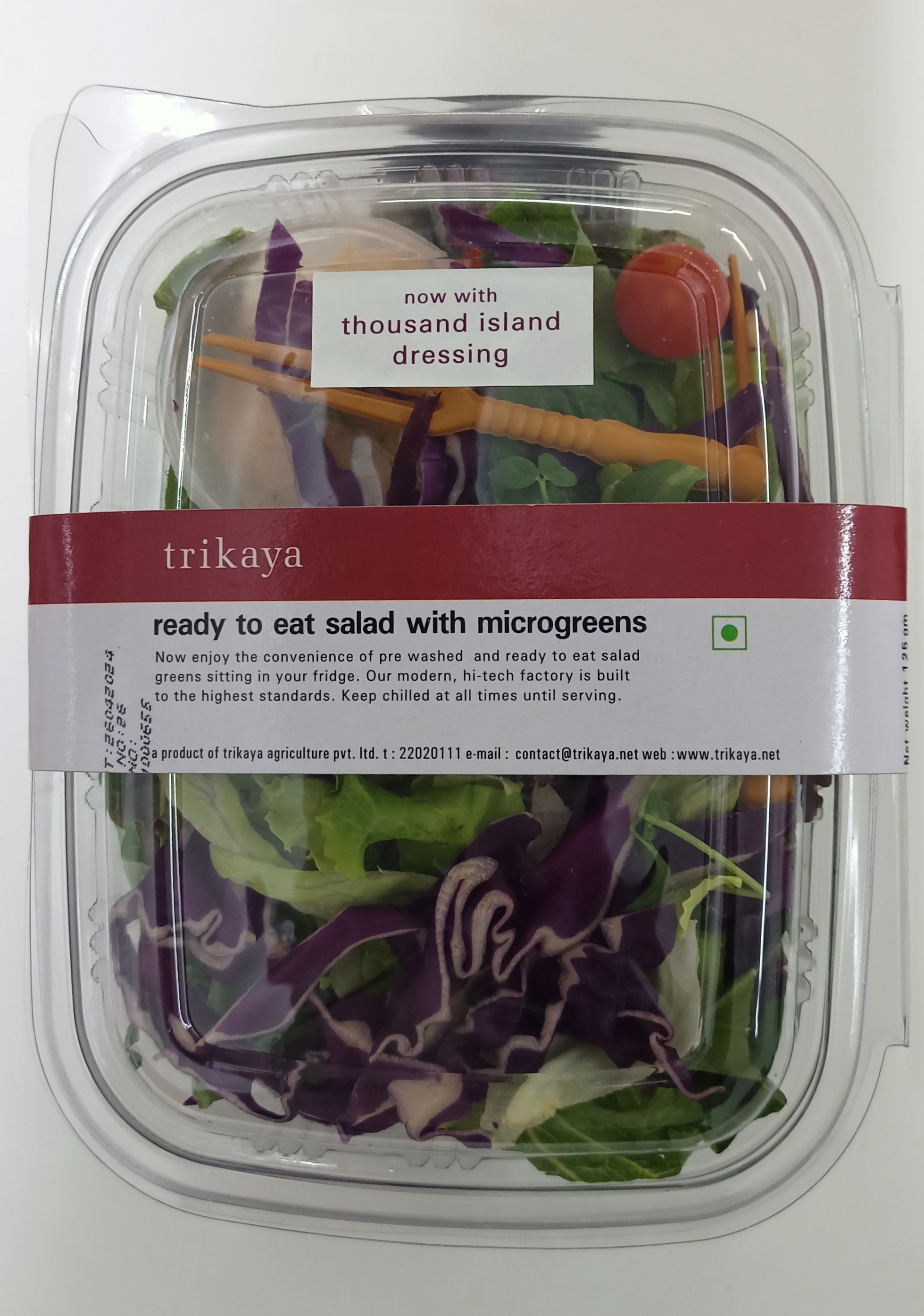 RTE salads with Thousand Island